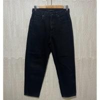 ราคา กางเกงยีนส์ Uniqlo Fit Relaxed สียีนส์ดำฟอก ป้ายหญิง (24177585532)