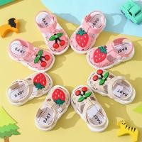 ราคา ใหม่ รองเท้าแตะเด็กผู้หญิงลายสตอเบอรี่ (55053952642)