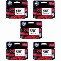 ราคา ตลับหมึกสี HP 680 TRI-COLOR Original Ink Advantage Cartridge (แพ๊ค5ชิ้น) (912506645)