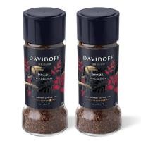 ราคา Davidoff Origins Brazil Instant Coffee แดวิดอฟฟ์ กาแฟสำเร็จรูป บราซิล 100g. (2ขวด) (24430075959)