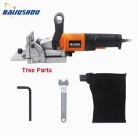 ราคา 760W Biscuit Jointer Electric Tool Authentic Woodworking Tenoning Machine Biscuit Machine Puzzle Ma (52406787484)