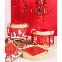 ราคา (8 นิ้ว) CNY กล่องติ่มซําคอนเทนเนอร์สําหรับปีใหม่ goodies บิสกิตคุกกี้ 雪花 บรรจุภัณฑ์ (42655864580)
