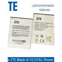 ราคา แบตเตอรี่ Zte Blade A110 แบต DTAC Phone S1 Blade A110แบต DTAC Phone S1 Li3816T43P3h604550 1600MA (22478534621)