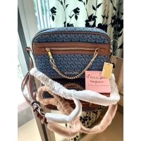 ราคา ของแท้100%MICHAEL KORS JET SET LARGE ZIP CHAIN CROSSBODY BAG (27707860660)