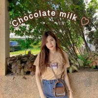 ราคา Jarika.shop - เสื้อยืดนมโดนัท ( งานป้าย. Jarika ) ( ข05 ) (20520516060)