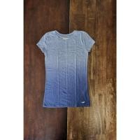 ราคา เสื้อยืด hollister สีโทนน้ำเงิน ไล่เฉด Size S *มือสอง ของแท้ (24668744416)