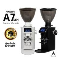 ราคา เครื่องบด APRESSO A7 mini เฟืองบดไทเทเนี่ยม 64 mm โถเมล็ด 700g. (42404586674)