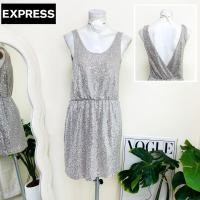 ราคา ไซด์ M-L แบรนด์ Express แท้ 100%เดรส งานเกล็ดวิบวับ สีเงิน ใส่ออกงาน ทรงเข้ารูป เดรสออกงาน ชุดปาร์ตี้ (26313803552)