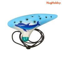 ราคา [มือ2] ขลุ่ยญี่ปุ่น Ocarina ลวดลายปลาโลมา (23016648502)