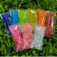 ราคา ลูกปัดทรงรี ลูกปัดเม็ดข้าวพลาสติกใส 20 กรัม (มีสีให้เลือก) (6230195632)