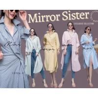 ราคา Code : 10706.3 เดรสเชิ้ตลายริ้วไปงาน เดรสเชิ้ต งานป้าย Mirrorsister (11657060230)