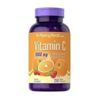 ราคา Vitamin C 1000 mg with Bioflavonoids & Rose Hips 250 Caplets วิตามินซีผสมไบโอฟลาโวนอยและโรสฮิป 1000 มก. 250 เม็ด (15954579592)