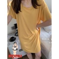 ราคา SUPER SEXY ชุดกระโปรง ชุดกระโปรงใส่นอน ชุดสาวอวบ สาวอวบใส่ได้ ผ้ายืดหนุ่ม S-1011 (28460173790)