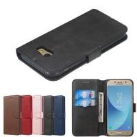 ราคา เคสหนังฝาพับ Samsung Galaxy A9 pro C9 pro A7 2017 J7 prime J6 plus J4 plus มีช่องใส่นามบัตร (20607266496)