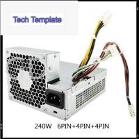 ราคา ใหม่ ของแท้ 611481-001 611482พาวเวอร์ซัพพลาย -001 สําหรับ HP Compaq Elite 8100 8200 8300 SFF D10-240P1A 240W 503376-001 (40921866375)