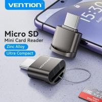ราคา Vention Micro SD Card Reader Mini Type C USB 2.0 C to TF Adapter for iPhone 16 15 Xiaomi 12T SAMSUNG S23 S22 Huawei P40 OTG TF Memory Card Reader (28361643429)