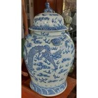 ราคา โอ่งเคลือบมังกรใหญ่คู่ ของจีนอายุกว่า 200 ปี (50354145511)