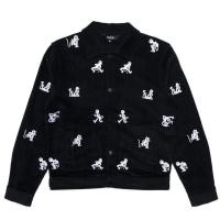 ราคา SLUM LTD - RIPNDIP Dance Party Corduroy Jacket Black (6683465451)