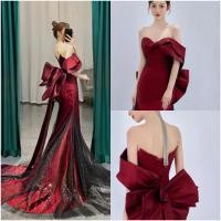 ราคา เจ้าสาว ใหม่ สีแดงสด บาง จัดเลี้ยง อารมณ์ ชุดชั้นใน หางปลา หมั้น งานเลี้ยงวันเกิด ชุดราตรี (20276059162)