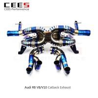 ราคา CEES Catback Exhaust for AUDI R8 V8/V10 2010-2015 Racing Performance Exhaust Pipe Titanium Alloy Ex (55102285795)