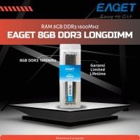 ราคา Eaget 8GB (1X8) DDR3 PC3-12800 1600MHZ RAM 8GB DDR3 Longdimm (43964610041)