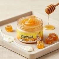 ราคา การดูแลมืออ่อนโยน: มาส์กลอกเปลือก Honey Milk Peel-Off Wax 100g - มาส์กบํารุงและผลัดเซลล์ผิว (54706926103)
