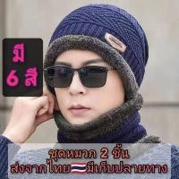 ราคา ส่งจากไทยหมวกไหมพรม พร้อมปลอกคอกันหนาว ผู้ใหญ่ (6947832409)