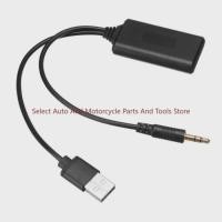 ราคา Car AUX 3.5MM Bluetooth Audio Cable, Wireless Receiver AUX USB (49954635024)