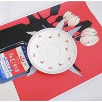 ราคา Hanae Mori Plate จานลายผีเสื้อ จานเซรามิก (7792837085)