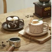 ราคา [Peanuts] Snoopy Mug & Saucer 2P Set – ชุดของขวัญกาแฟวินเทจ (49652047162)
