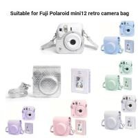 ราคา Fuji MINI12 เคสป้องกันกระเป๋ากล้อง Polaroid Mini mini12 เคสป้องกันกระเป๋าเก็บกระเป๋าหนังย้อนยุค (43179149312)