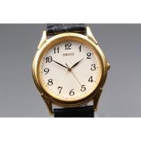 ราคา Vintage 1992 [exc+5] seiko 7n01-7140 gold round 34mm quartz men's watch japan (51656584755)