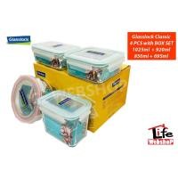 ราคา GLASSLOCK CLASSIC FOOD CONTAINER 4 ชิ้น พร้อมกล่อง (GL33-5(4) (25430130837)