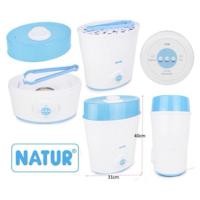 ราคา NATUR เครื่องนึ่งขวดนมไฟฟ้าพร้อมอบแห้ง รุ่น SD-3 (ประกันศูนย์) (1243936986)