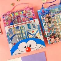 ราคา 【พร้อมส่ง TH】ชุดเครื่องเขียนเด็ก 8 ชิ้น ลายการ์ตูน ดิสนีย์ ลายมิกกี้ คิตตี้ โดเรม่อน ของขวัญเด็กๆ (14196043397)