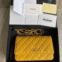 ราคา Unused Chanel WOC สีเหลืองสวยตาแตก ของแท้ 100% (18979945976)