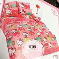 ราคา คิตตี้Hello Kitty ค่ะ ผ้าปูที่นอน6ฟุต สวยงามตาท้องเรื่อง (294121056)