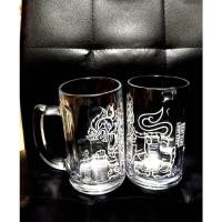 ราคา แก้วมัคสิงห์ mug glass singha ขนาด 370ml. (24197817995)
