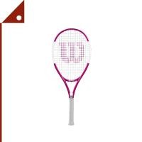 ราคา Wilson : WLSWR083520U2* ไม้เทนนิส Wilson Intrigue Tennis Racket Grip 4 1/4 Inch, Fuschia (23745019431)
