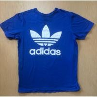 ราคา เสื้อยืดอดิดาส Adidas แท้ สีน้ำเงินสด สภาพสวยใหม่ (44127019274)