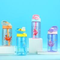 ราคา ขวดน้ำ 480ml. ขวดน้ำหลอดดูดลายการ์ตูนแบบหูหิ้ว กระบอกน้ำลายการ์ตูน กระบอกน้ำหลอดดูด (5359055607)