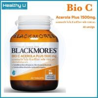 ราคา Blackmores Bio C Acerola Plus 1500mg (40 tabs) แบลคมอร์ส ไบโอ ซี อะซีโรลา พลัส 1500 มก. (40 เม็ด) (43616513488)