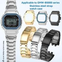 ราคา GMW-B5000 Full Metal Stainless Steel Watch Case & Tools for gmw-b5000 - Black/Silver Replacement Case for G-Shock B5000 Series C0YO (44027704378)