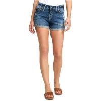 ราคา FashionSilver Jeans Co. Women's Suki Mid Rise Curvy Fit Short (29806467318)
