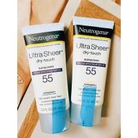 ราคา Neutrogena Ultra Sheer Dry Touch Sunscreen, SPF 55, 3 fl oz (88 ml) (19689587799)