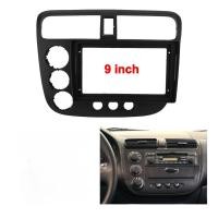 ราคา รถวิทยุ Fascia สําหรับ 2001-2005 HONDA Civic 9 นิ้วกรอบ Android 2Din MP5 Player แผงสเตอริโอ (24587141849)