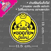 ราคา ❤︎งานแฮนเมด❤︎ ป้ายแม่เหล็กติดรถยนต์ มือใหม่หัดขับ ลายเจ้าหญิง (12811069033)