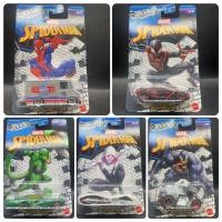 ราคา 【พร้อมส่ง】Hot Wheels Silver Label GDG83-L Marvel Spider-Man ทั้งชุด 5 แบบรถ รถเหล็ก ราง hot wheels premium track sth (53756772591)