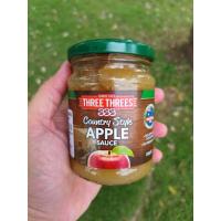 ราคา Three Threes Country Style Apple Sauce ซอส แอปเปิ้ล ทรีทรีส์ 250กรัม (5932979909)