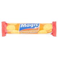 ราคา ✨นาทีทอง✨ เมจิก แครกเกอร์สอดไส้ครีมรสเนยถั่ว 115กรัม Magic Sandwich Crackers Filled with Peanut Butter Flavoured Cream 1 (9475100822)